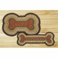 Capitol Earth Rugs Burgundy-Mustard Dog Bone 63-LG019DB